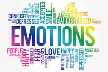 colorful emotions word cloud