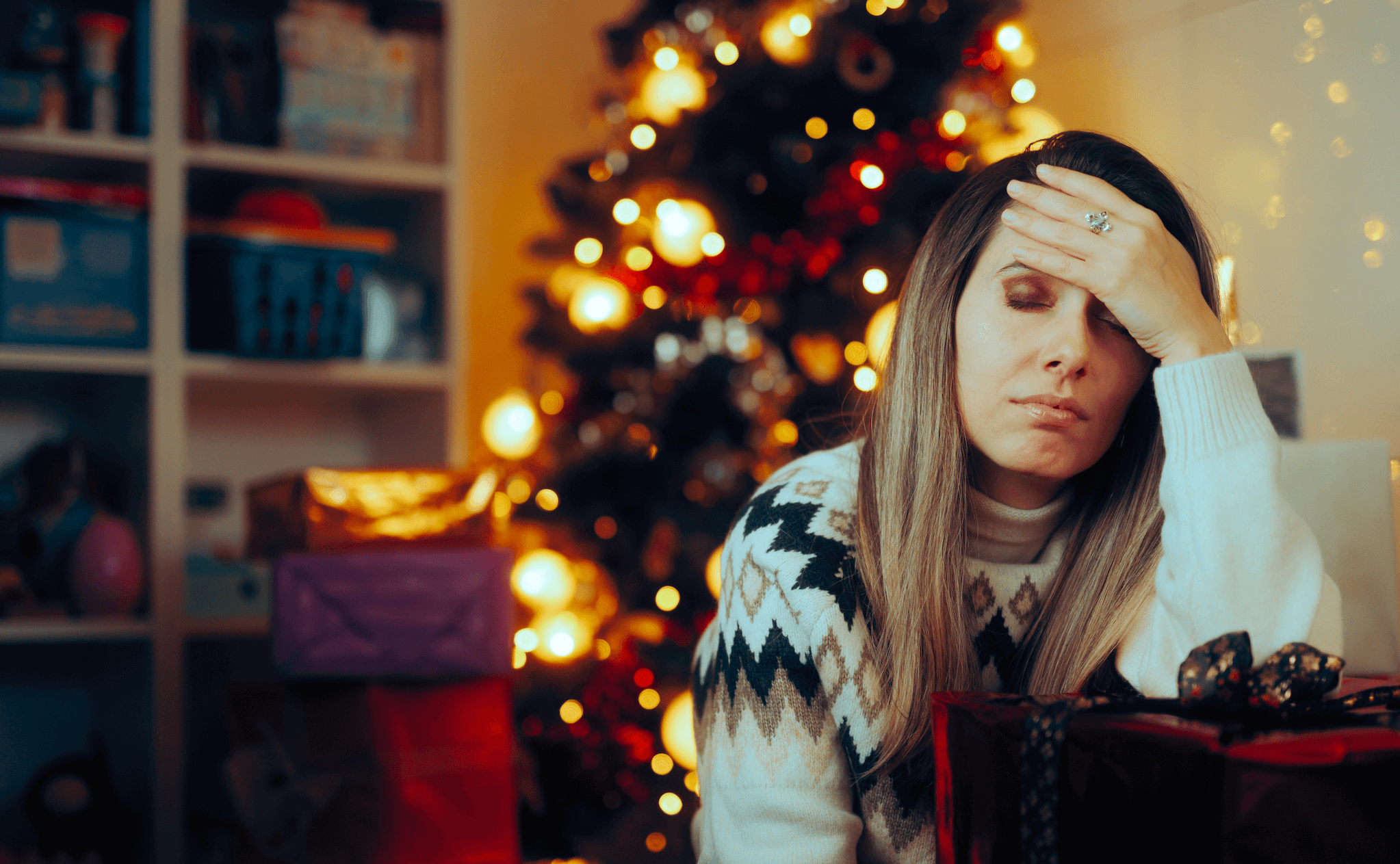 overwhelmed at christmas