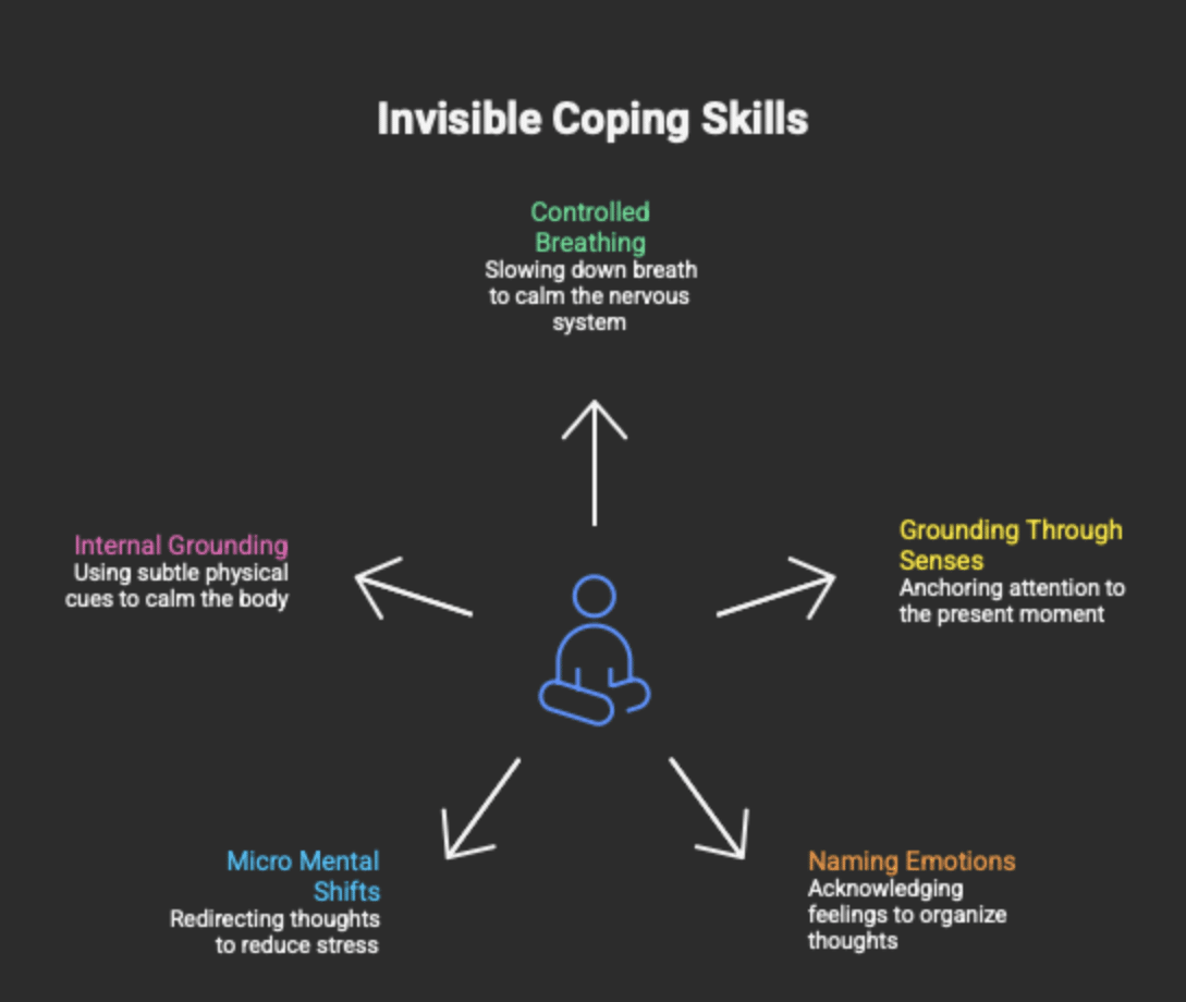 Invisible coping skills chart<br />
