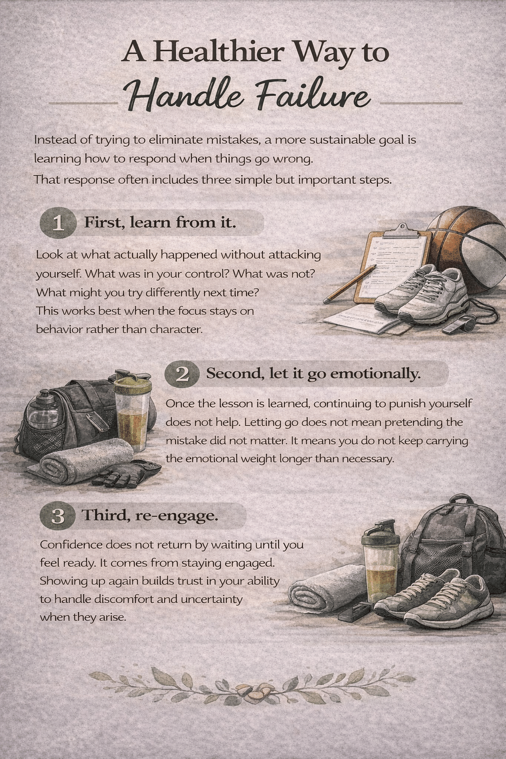 Healthier way to handle failure