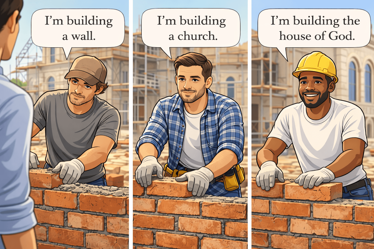 bricklaying parable