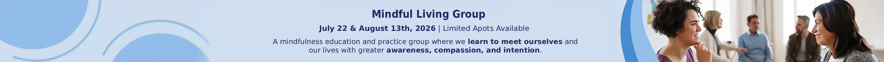 Cascade Counseling Banner - Mindful Living Group